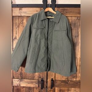 Olive Military Field Jacket for Men